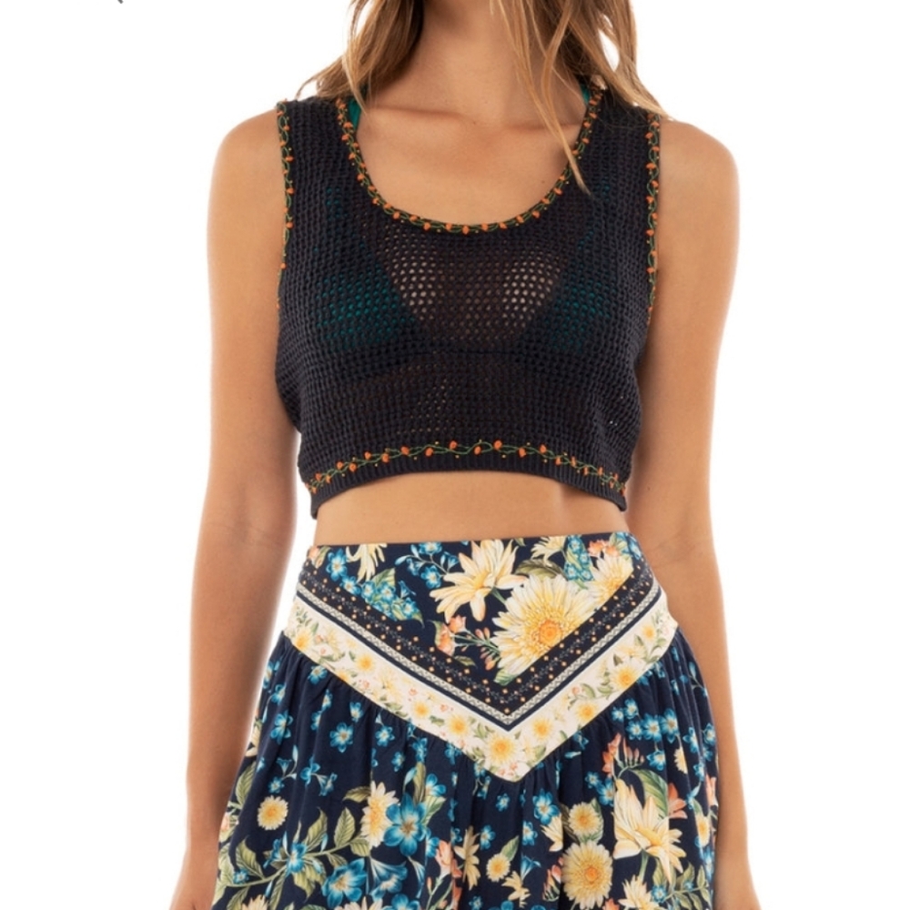Agua Bendita Brit Crop Top